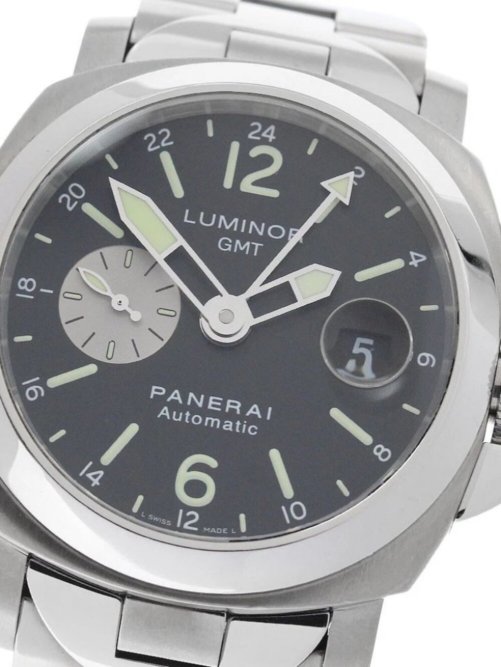 PANERAI Luminor GMT PAM00161 Date black Dial Automatic Men's Watch_969450